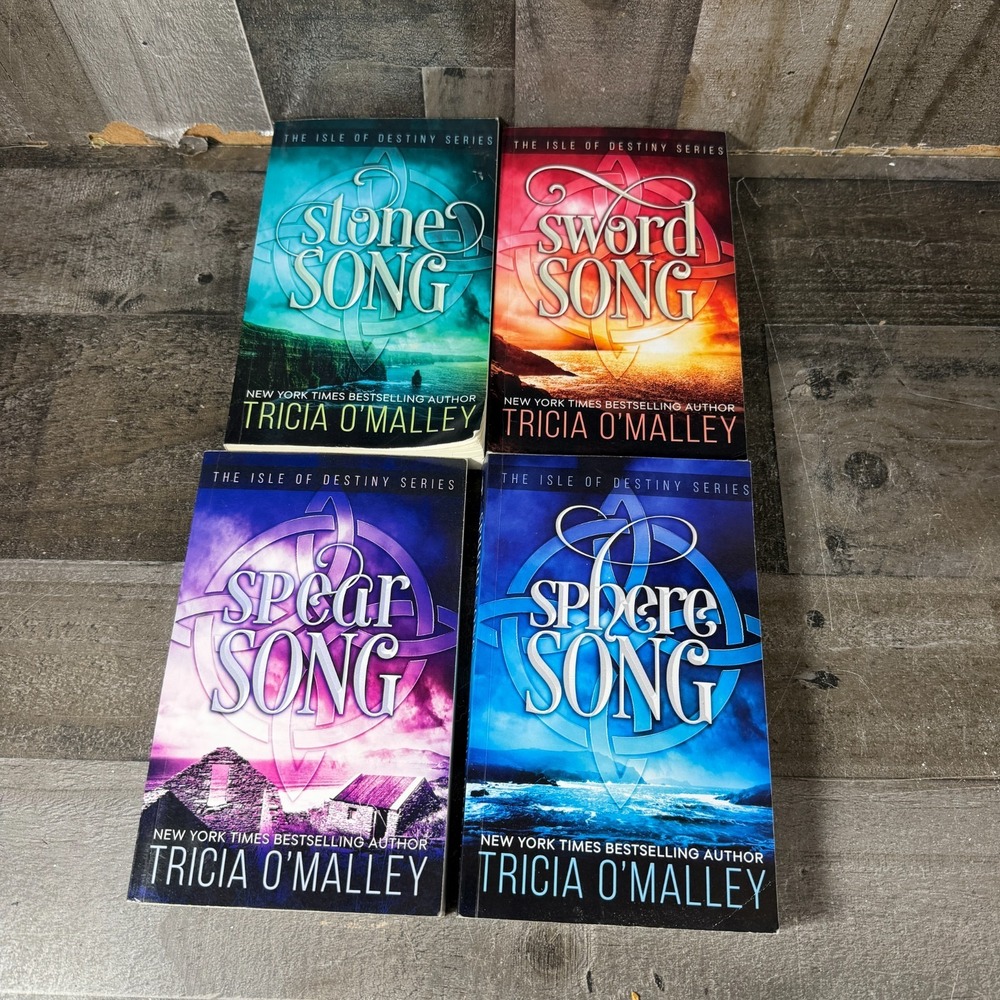 Tricia O'Malley The Isle of Destiny Series Paperback Books Volumes 1-4